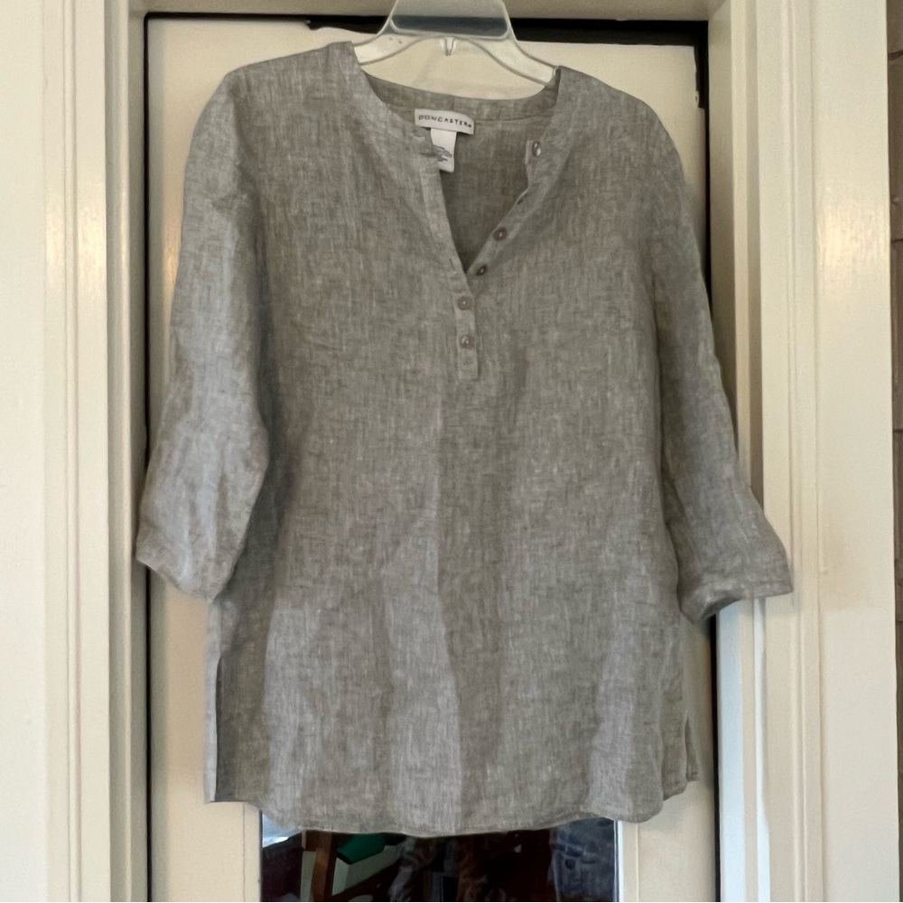 Doncaster linen blouse